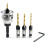 Titanium-Coated Woodworking Limit Four  Countersink Drill Adjustable Depth Step Drill Screws Countersink Drill Bit B 1