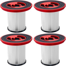 4 Pack 12040193 Filter for Unlimited Serie 7 Cordless Vacuum Cleaner Washable HEPA Filter Replacement Part