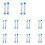 10pcs for PS5 Motherboard Ribbon Cable V2.0 Controller Motor Cable L/R Left and Right Connection Cable Replacement 1