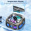 Raffreddatore Magnetico per Cellulare, Ventilatore Portatile RGB per Raffreddamento Mobile, per Telefono/Tablet/per  (con Display Digitale) 2