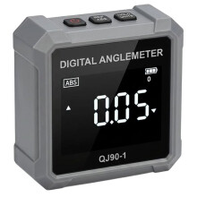 QJ90 Magnetic Digital Angle Finder,Display Level Box Measuring Tool, Electronic Digital Inclinometer for Woodworking