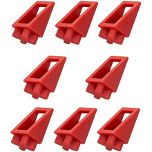 8pcs Blocker for Tmat Truck Bed Cargo System, Truck Bed Protector Accessory, for Cargo Management System Red
