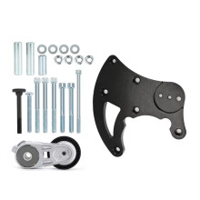 LS Swap R4 AC-Kompressor Högmonterad Fäste Kit med Remspännare för Chevy för SUV Lastbil Vortec Motorer LS1 LS2 LS3 LS6