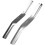2 Pcs Double Ended Brick Jointer, Brick Jointer Tools for Masonry, Bricklaying (1/2" X 5/8") 1