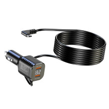 DVR Oplaadkabel Dash Cam Auto Lader Type C Voedingskabel voor DVR Camera GPS Auto Adapter