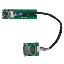 Karta Ethernet M.2 B M Key 2.5G, dla I226 2.5G RJ45 LAN NIC Pasująca do Youyeetoo X1 X86 SBC, 2230/2242/2260/2280