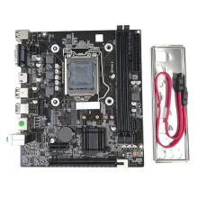 Placa-Mãe H81 LGA1150 DDR3 2 Slots M.2 NVMe VGA Compatível I3 I5 I7 CPU de 4ª Geração Micro-ATX Placa Principal de Desktop USB3.0