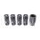 24210 Chrome Cone  Wheel Locks Set (M14 X 1.5 Thread Size) Wheel Locks, Unique Key Tool and ID Card 1