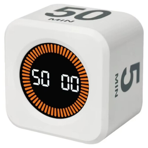 Rotating Pomodoro Timer Preset,Desk Productivity Flip Timer,ADHD Tool  Countdown Stopwatch for Study,Kitchen Work B