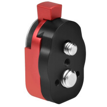 3/8 Screw M3 Positioning Pin LCD Monitor Quick Release Plate for Live Monitor Magic Arm LED Light Camera
