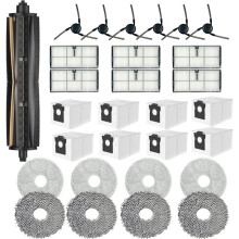 Accessories for X40 Ultra Complete L40 Ultra X40 Master MOVA P10 Pro Ultra Mop Pads,Filter ,Tri-Cut Main Brushe