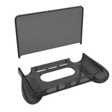 2 in 1 Soft TPU Protective Case for AYN Thor Handheld Gaming Console Shockproof Anti-Scratch Cover with Grip