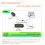 DC5521 LED Light and Speaker Power Cable for Small Electronics 12V 5V 9VOutput with Double Wire Split 3