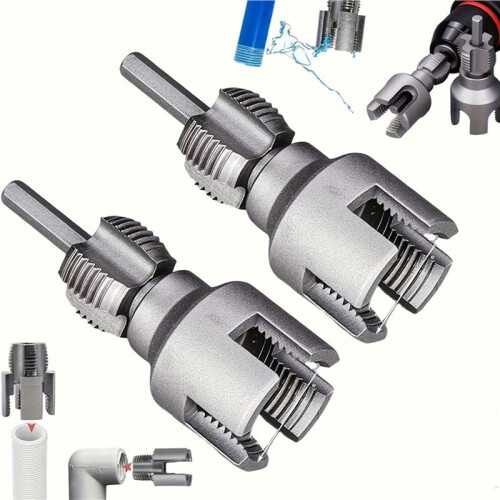 Water Pipe Internal Kit Thread Opener Pipe Threader Tapered Pipe Thread Tap PVC Plastic Pipe 1