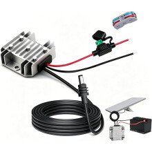 For Starlink Power Supply Cable 12V 24V to 30V 3.5A Step Converter,10FT 9V-28V Input IP68 Waterproof