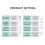 Voltage Protector 1P+N 63A Voltage Current Power Display OVP UVP OCP Overload Protection 35mm DIN Rail 4