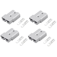 4PCS 50A 600V Battery Power Connector Battery Charging Connector High Current Quick Power Plug for Forklift Car RV D