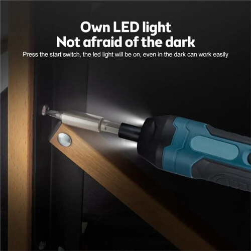 1300mAh Cordless Electric Screwdriver Adjustable Torque Multi-Function Drill Disassembly Repair Power Tools 1