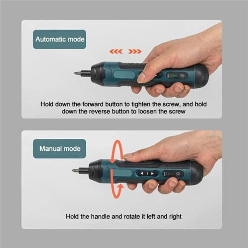 1300mAh Cordless Electric Screwdriver Adjustable Torque Multi-Function Drill Disassembly Repair Power Tools 2