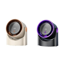 100 Snelheid Bureau Circulatieventilator 3 Timer Modus Type-C Opladen LED Display Ultra Stille Koelventilator Wandmontage