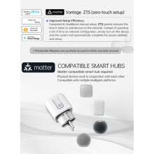 Tuya Matter  Plug Outlet with Voice Control Timer Function  Socket Outlet 16A with Metering EU Plug