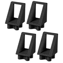 4 Pouce Bloqueur pour le Système de Chargement de Camion pour le Système de Gestion de Chargement, Accessoires Extérieurs en Plastique Noir