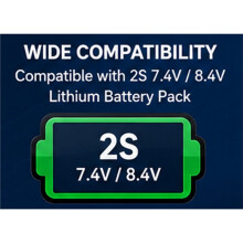 2S 7.4V 8.4V Li-Battery Charging Module Type-C Booster Charging Board 5V 2A to 8.4V Charger for Power Bank DIY
