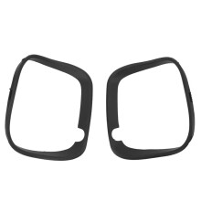 1 Pair Car Rear Exhaust Pipe Cover Trim Left Right 51127010124 Exhaust Tail Pipe Decorative Frame for X5 E53 2000-06
