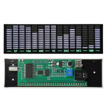 New Multi-Mode Voice Control Music Spectrum LED Pickup Rhythm Analyzer Light Display Audio Level Indicator VU Meter A