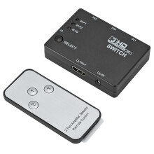1080P -Compatibele voor Splitter Adapter Hub 3 in 1 Uit Schakelaar met Afstandsbediening voor Xbox360 voor PS3/4 HDTV