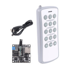 Lecteur MP3 Sans Fil avec Télécommande, Module Son, Carte Son 15 Touches 433 MHz, Module Vocal Mono, Amplificateur 30 Watts