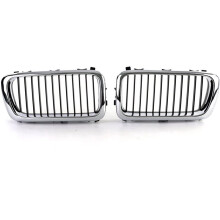 Framgrill för 7-Serie E38 1995-1998 i Krom Svart