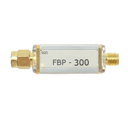 300MHz (270- 330MHz) Bandpass Filter, Ultra-Small Size, SMA Interface
