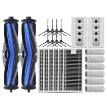 Ersatzteile für X8 Pro Omni Saugroboter: Hauptbürsten, Seitenbürsten, Wischtücher, HEPA-Filter, Staubbeutel (30-Teilig)