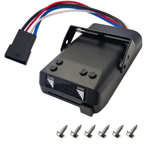 8507111 -Delay Trailer Brake Controller for 1-4 Axle Trailers, Digital Electric Brake Controller with LED Display