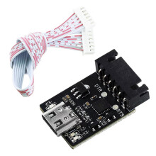 CP2104 USB-zu-TTL-Serieller Downloader-Modul - ESP32 Programmier-/Flashboard (Inklusive Flachkabel)