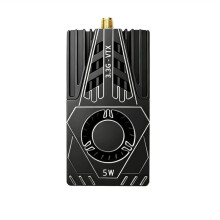 3.3G 5W VTX FPV Video Transmitter 25mW/800mW/2000mW/5000mW/PIT Adjustable IRC Tramp Protocol for FPV Long Range RC Drone