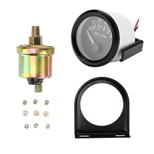 52mm Oil Pressure Gauge Set for 12v Vehicles, 0-100 PSI Electronic Gauge for Auto Car Truck RV