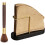 Coffee Filter Holder,Cone Coffee Filter Holder & Coffee Powder Cleaning Brush Set,Marble Base Coffee Filter Storage A 1