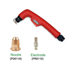 20Pcs Plasma Torch Accessories PR0110 Electrodes PD0116 Nozzle Tips 1.0mm Orifice for S45 CUT55 PT40 IPT-40 IPT-60 PT60