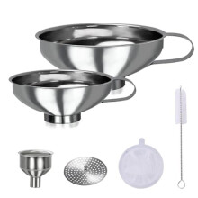 Canning Funnel for Filling Mason Jars - Wide Mouth Funnels for Kitchen Use Filling Bottles - Kitchen Gadgets Canning
