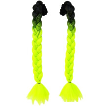 1set Suction-Cup Motorcycle, Bicycle, and Skateboard Helmet Braids-Colorful Braids, Motorcycle Helmet Braids