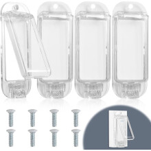 4 Pcs Child Proof Light Cover Guard, Rocker Wall Guard Baby Proofs Safety Plate for Homes and Offices