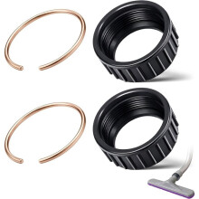 2 Pack Aluminum Wands Replacement Nut with Metal Lock , for Proteam Aluminum Wand Models 100099 & 100100 Attachment