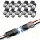 150 Pcs Double Wire Plug in Connector with Locking Buckle,Quick-Clip Fasteners Multi-Purpose Snap  Blocks 1