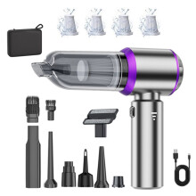 Handheld Car Vacuum Cleaner 21000PA Rechargeable High Power Cordless Vacuum Cleaner and Blower 4-in-1