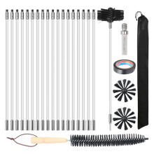 Pipe Cleaning Brush Set, Suitable for Removing Grease and Dust From Various Types of Pipes