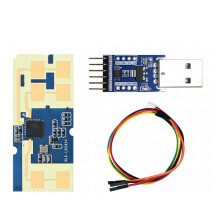 24G Mänsklig Närvarosensor LD2416 Modul med CH340 Seriell Kort Hem Mikro-Rörelse Statisk Detektionsmodul