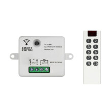 433MHz Wireless Light AC 85-240V 10A Wireless Remote Control Relay Receiver for Ceiling LED Lamp Bulb Fan