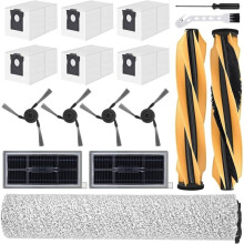 Accessory Set for Mova Z60 Ultra Roller Complete Robot Vacuum Cleaner,with Main Brushes,Roller Wiper,Dust Bags,Filters